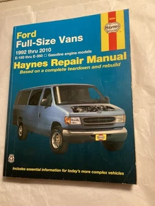 Furgonetas Haynes Ford tamaño completo 1992-2005 manual de reparación # 36094 - Imagen 1 de 2