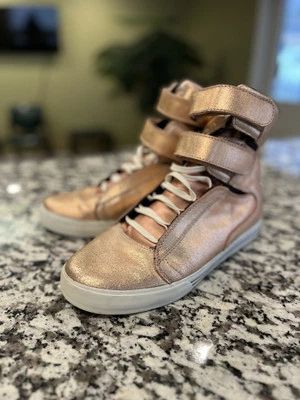 Supra Society TK Oro Rosa EE. UU. Hombres 11 (SIN CAJA, Daño-Lengua Izquierda) Bieber Muska Foto 1 de 4