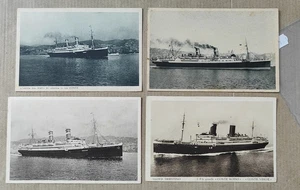 MARINA MERCANTILE PIROSCAFO SS-LOTTO 4 CARTOLINE-D9-191 - Picture 1 of 1