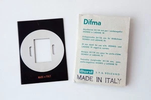 Maschera Durst Difma 35mm per porta negativi IXONEG & LADANE 70 - Made in Italy - Foto 1 di 3