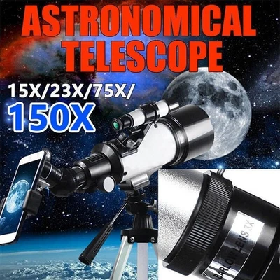 Astronomical Telescope F30070M With Tripod 150X Zoom HD Outdoor Monocular - Image 1 of 4