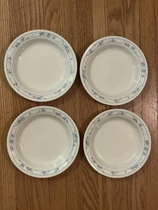 Lot of (4) CORELLE First of Spring Flat Rimmed Soup Pasta Bowls • EUC - Picture 1 of 6