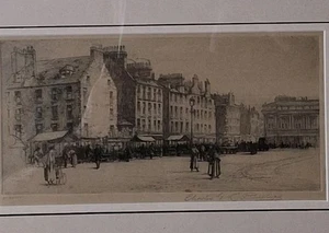 "Shore Terrace, Dundee" 1934 Original Etching by Charles G. L. Phillips, VGC NDD - Picture 1 of 21