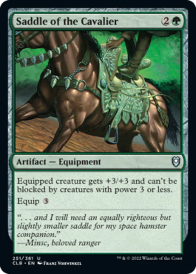 x1 Saddle of the Cavalier - Battle for Baldur's Gate - NM - MTG - Image 1 of 1