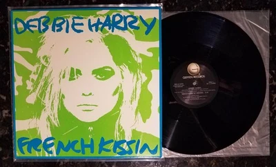 Debbie Harry Blondie 1986 French Kissin' 12" PROMO Geffen PRO-A-2594 GREEN NM - Image 1 of 4
