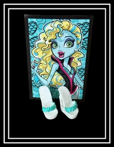 Monster High Lagoona Blue Scream Uniform Fashion Pack Keilabsatz Sandalen Schuhe - Bild 1 von 3