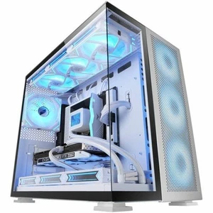 Case computer desktop ATX Mars Gaming MCNOVA2 Bianco Argentato - Afbeelding 1 van 5