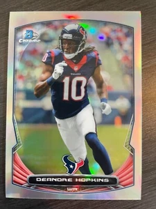 2014 Bowman Chrome DeAndre Hopkins REFRACTOR #83 Houston Texans - Picture 1 of 2