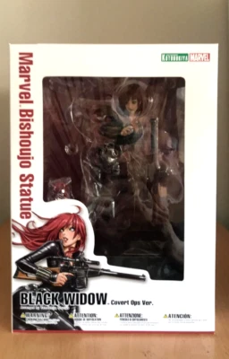 Marvel: Covert Ops Estatua Viuda Negra Bishoujo *NUEVO SELLADO * Foto 1 de 4