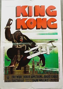 KING KONG/SCHOEDSACK/MERIAM COOPER/AFFICHE RESSORTIE 63X90 CM/FILM FANTASTIQUE - Bild 1 von 1