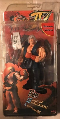 Neca1 Street Fighter IV Serie 1 Jugador Seleccionar Disfraz Alternativo Ken Foto 1 de 3