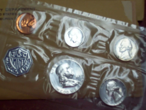 1963 US Mint Proof Coin Set Cover