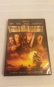 Pirates of the Caribbean Curse Of The Black Pearl 2 DISC Collector's Edition DVD - Picture 1 of 2