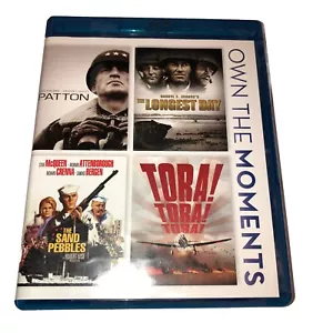 Patton / The Longest Day / The Sand Pebbles / Tora! Tora! Tora! Blu-ray Bluray - Foto 1 di 7