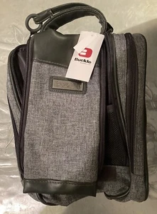 Schnalle Marke GWP grau simulierte Lederverkleidung Unisex Reisetasche - Bild 1 von 5