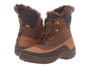 Botas para mujer Merrell Sylva de encaje impermeables talla 8 - Imagen 1 de 6