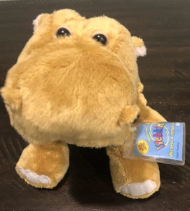Hippopotamus Soft Plush GANZ Webkinz MUD HIPPO HM384 Brown 8" NEW w/Sealed Code - Picture 1 of 9