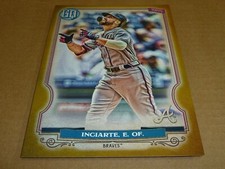 2020 Topps GYPSY QUEEN JUMBO 5 X 7 GOLD 02/10 ENDER INCIARTE BRAVES #118