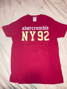 abercrombie fitch Kids Girls Maroon Tee Size Large - Picture 1 of 3