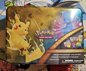 2017 POKEMON English Shining Legends Collector's Chest Tin Box SEALED!!