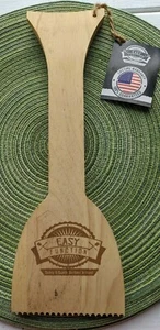 Raspador de parrilla de madera de fácil función - Alternativa de limpiador de cepillo para parrilla de barbacoa de madera - Imagen 1 de 2