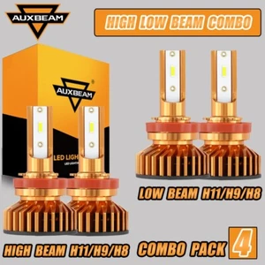 for Chevy Impala 2006-2013 AUXBEAM H11 H11 Combo LED Headlight Bulbs Hi-Low Beam - Picture 1 of 12