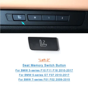 For BMW F10 F11 F18 F07 F01 F02 Left Driving Side Seat Memory"2"Switch Button - Bild 1 von 6