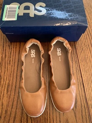 Nuevos Zapatos Para Mujer SAS Talla 10 N Radiante Hazel Ballet Planos Calce Estrecho Foto 1 de 4