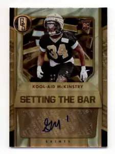 KOOL-AID MCKINSTRY 2024 GOLD STANDARD ROOKIE SETTING THE BAR AUTO #17/99 T4259 - Picture 1 of 1