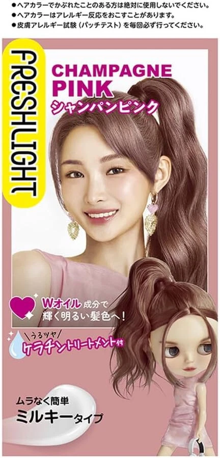 [Schwarzkopf Blythe] Freshlight Latteo Serie Champagne Rosa Capelli Tintura Kit - Immagine 1 di 1