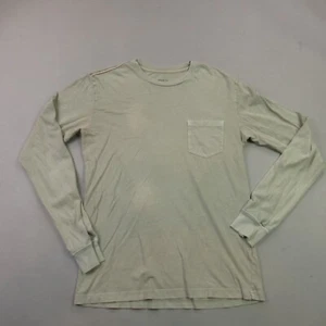 RVCA Shirt Mens Small Long Sleeve Crew Neck Lightweight Slim Fit Green - Picture 1 of 11