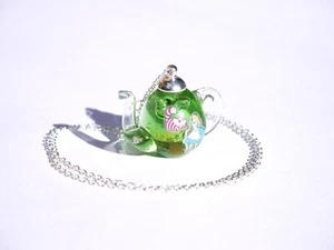 Alice in wonderland teapot pendant/necklace. - Picture 1 of 2