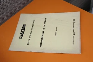(227A) Instructions montage CLAYSON Rehaussement de la trémie M133 M135 - Picture 1 of 3