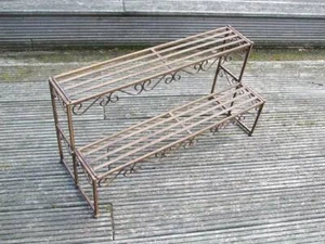 Wunderschöne Blumentreppe, Pflanzentreppe, Blumenbank, Pflanzenregal, Edelrost - Bild 1 von 1