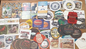 Lot of 50+ Assorted Coasters Artistic Beer & Brewery Domestic International - Picture 1 of 24