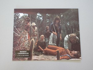 LINA ROMAY AL CLIVER ""CANNIBAL WORLD"" JESUS (JESS) FRANCO LOBBY CARD LB3