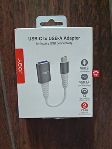 JOBY USB Type-C to USB Type-A 3.0 Adapter Cable - Picture 1 of 2