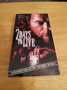 7 Days to Live (VHS, 2001) Promo Screener New In Wrapper S9 - Picture 1 of 6