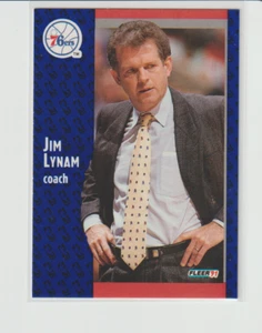 1991-92 Fleer Jim Lynam Card # 155 - Picture 1 of 1