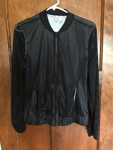 Chaqueta Atlética Zella S Negra con Cremallera Completa Malla Entrenamiento para Mujer - ¡Preciosa!¡! - Imagen 1 de 7