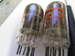 ULTRA RARE Matched Pair Raytheon 5751/12ax7/ECC83 Windmill getter tubes - Picture 1 of 5