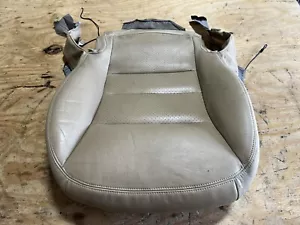 2006 C6 Corvette RH Passenger Side Lower Seat Cushion, Beige, Leather #007 - Picture 1 of 8