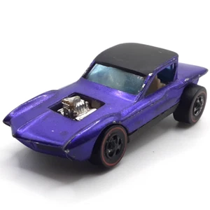 Hot Wheels Redline Python Car 1967 Purple White Interior Made In Hong Kong - Picture 1 of 10