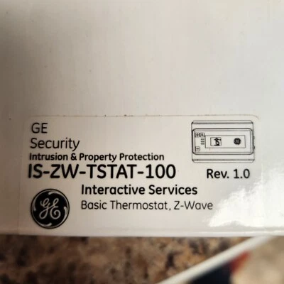 Lot of 10 - GE Security IS-ZW-TSTAT-100 Z-Wave Thermostat - Image 1 of 4