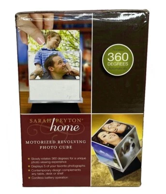 Cubo fotográfico giratorio motorizado Sarah Peyton Home 360 grados Foto 1 de 2
