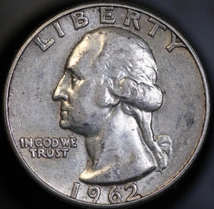 1962 Washington Quarter BU - Picture 1 of 6