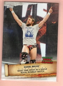 2020 Topps WWE Road to WrestleMania Yearly Records DANIEL BRYAN no.YR-6 - Bild 1 von 1
