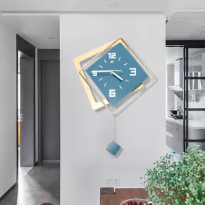 Reloj de Pared Grande Gran Tamaño Sala Silencioso Decorativo Hogar Moderno Dormitorio Arte - Imagen 1 de 12