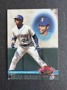 1991 Stadium Club Charter Member Ken Griffey & Ken Griffey Jr. Father-Son Duo