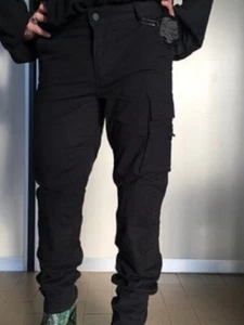 Pantalone Da Lavoro Cotone Elastic OCEAN Black Carbon U-Power Taglia S - Foto 1 di 3